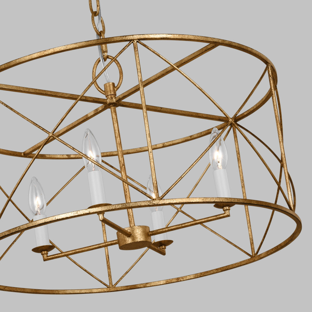 Waegnuvyu Moderne Minimaliste Ancien Industriel Métal Lanterne Lustre - Neutralighting