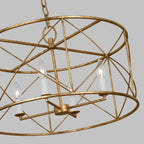Waegnuvyu Moderne Minimaliste Ancien Industriel Métal Lanterne Lustre - Neutralighting