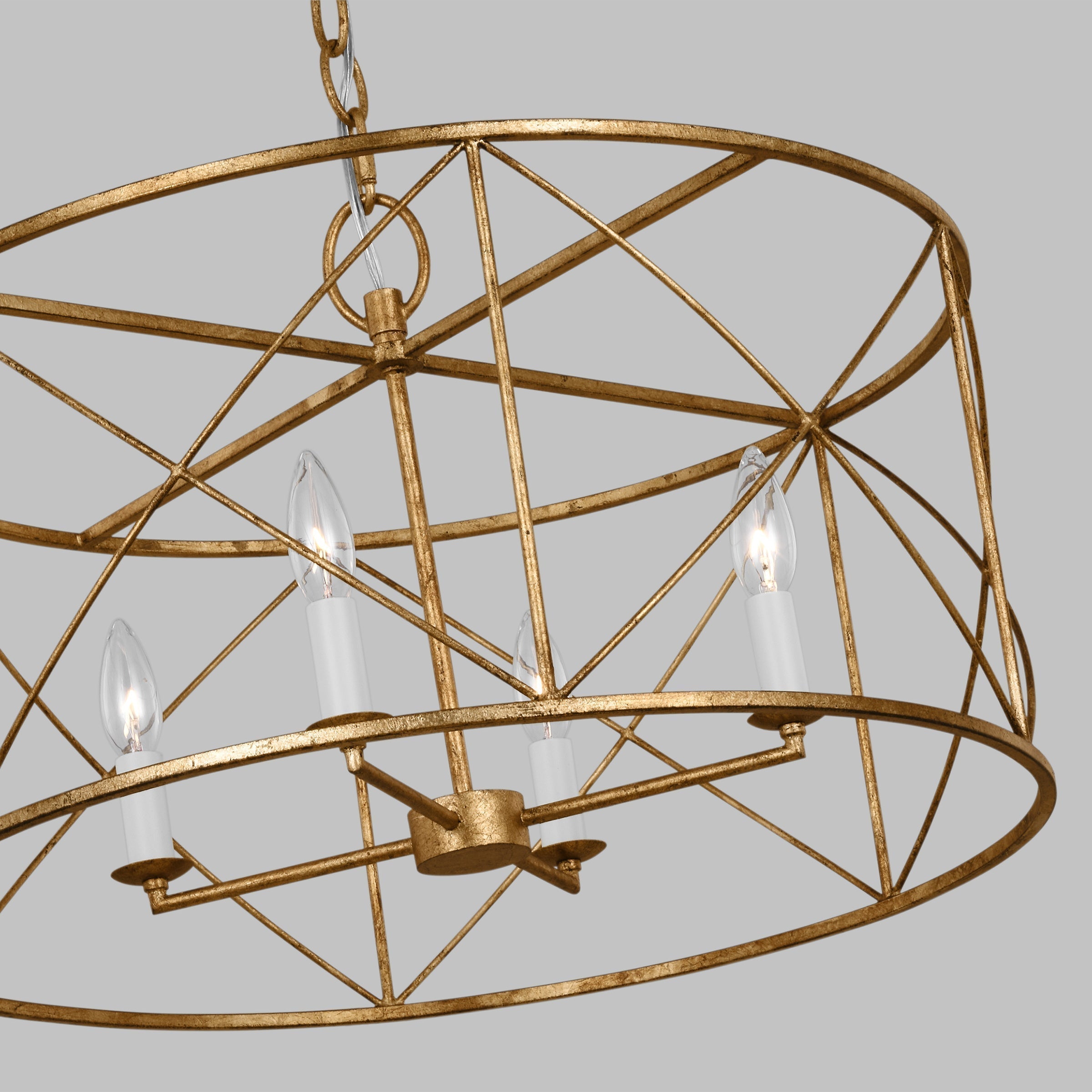 Waegnuvyu Moderne Minimaliste Ancien Industriel Métal Lanterne Lustre - Neutralighting