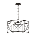 Waegnuvyu Moderne Minimaliste Ancien Industriel Métal Lanterne Lustre - Neutralighting