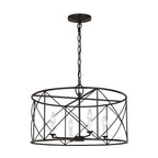 Waegnuvyu Moderne Minimaliste Ancien Industriel Métal Lanterne Lustre - Neutralighting