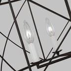 Waegnuvyu Moderne Minimaliste Ancien Industriel Métal Lanterne Lustre - Neutralighting