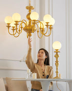 Beatty Lustre Globe en Laiton Bras - Neutralighting