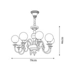 Beatty Lustre Globe en Laiton Bras - Neutralighting