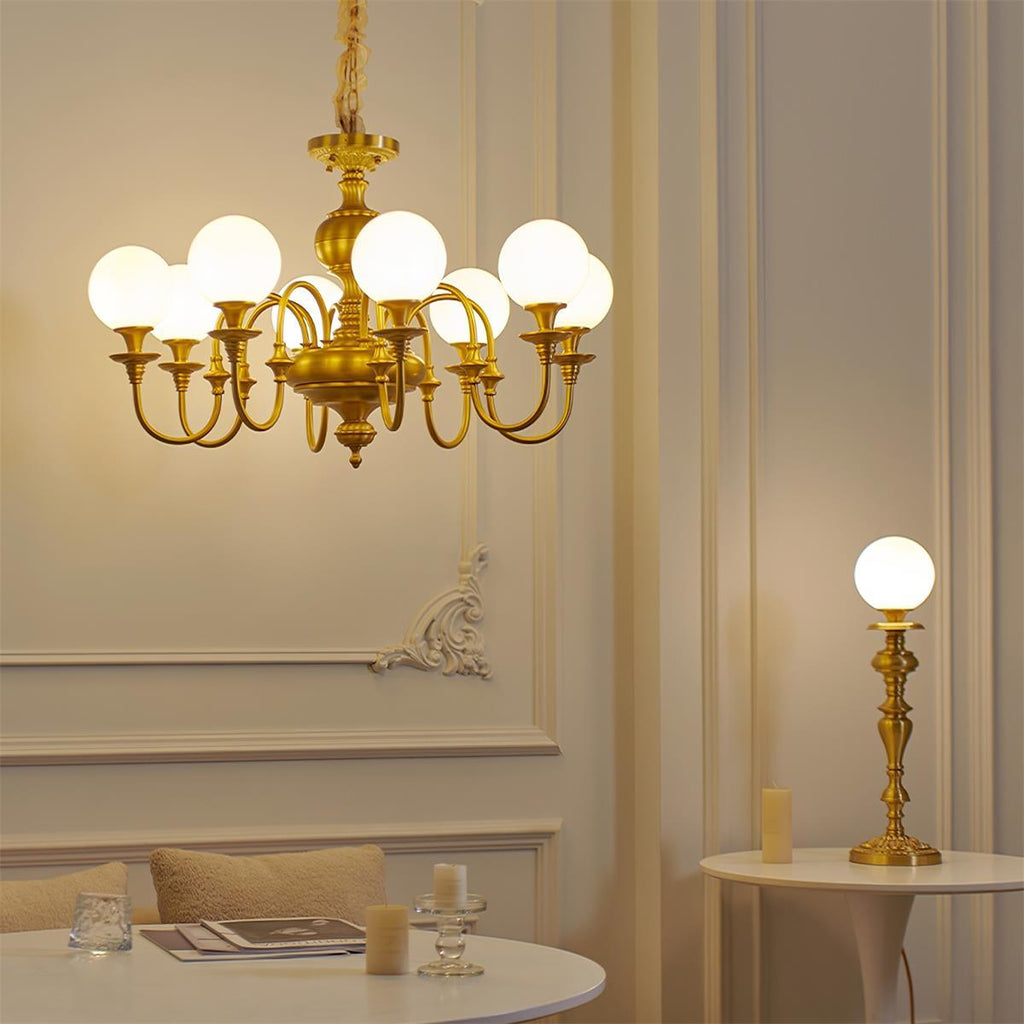Beatty Lustre Globe en Laiton Bras - Neutralighting