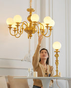 Beatty Lustre Globe en Laiton Bras - Neutralighting