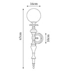 Nara Applique Murale Classique Élégante en Laiton - Neutralighting