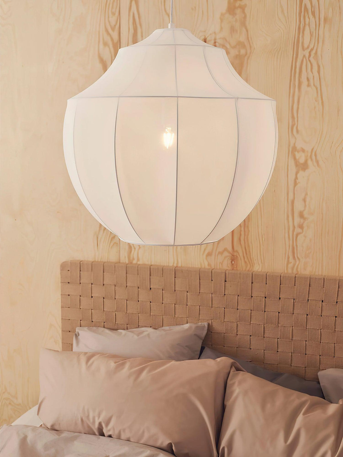 Eraeyra Lampe Suspension en Tissu Maille d'Élégance Premium - Neutralighting