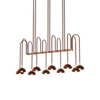 Blikuvyh Ancien Industriel Atelier Laiton Métal Lustre - Neutralighting