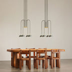 Blikuvyh Ancien Industriel Atelier Laiton Métal Lustre - Neutralighting