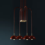 Blikuvyh Ancien Industriel Atelier Laiton Métal Lustre - Neutralighting