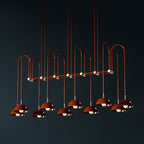 Blikuvyh Ancien Industriel Atelier Laiton Métal Lustre - Neutralighting