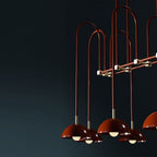 Blikuvyh Ancien Industriel Atelier Laiton Métal Lustre - Neutralighting
