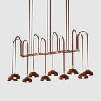 Blikuvyh Ancien Industriel Atelier Laiton Métal Lustre - Neutralighting