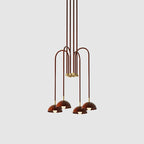 Blikuvyh Ancien Industriel Atelier Laiton Métal Lustre - Neutralighting