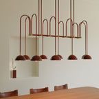 Blikuvyh Ancien Industriel Atelier Laiton Métal Lustre - Neutralighting