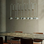 Blikuvyh Ancien Industriel Atelier Laiton Métal Lustre - Neutralighting