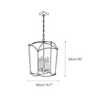 Xenuvyu Minimaliste Industriel Métal Lanterne Suspension - Neutralighting
