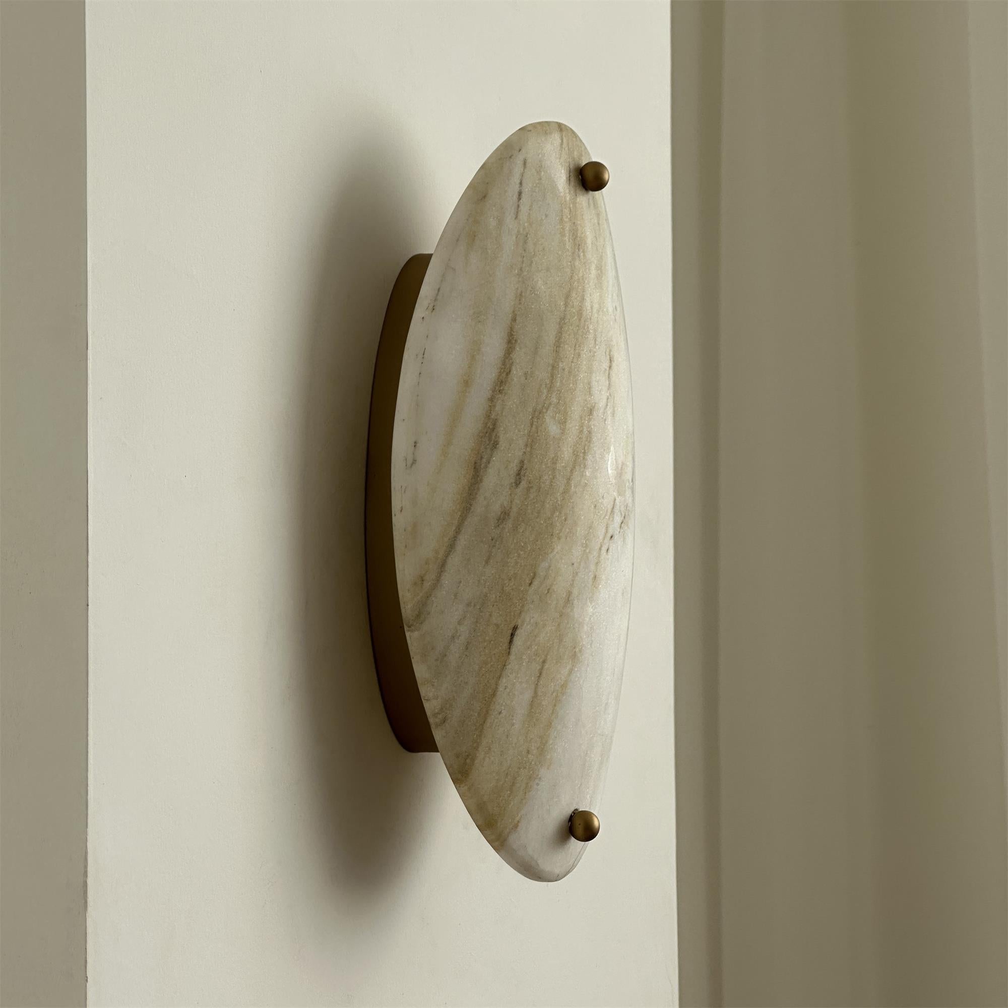 Yrvuvyu Moderne Minimaliste Albâtre Marbre Applique Murale - Neutralighting
