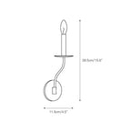Eirikuvyh Moderne Minimaliste Ancien Industriel Métal Applique Murale - Neutralighting