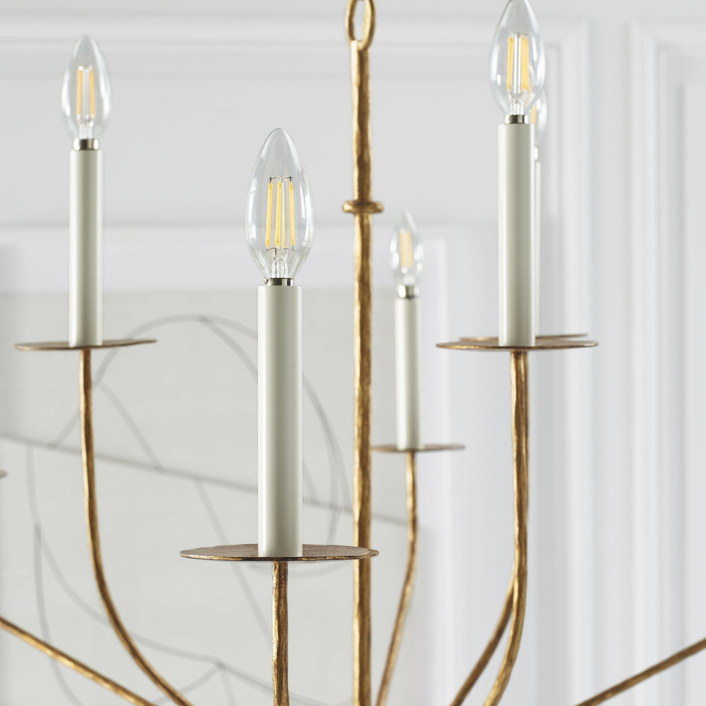 Caeluvyh Ancien Industriel Noir Métal Lustre - Neutralighting