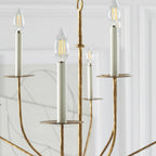 Caeluvyh Ancien Industriel Noir Métal Lustre - Neutralighting