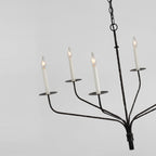 Caeluvyh Ancien Industriel Noir Métal Lustre - Neutralighting
