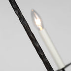 Caeluvyh Ancien Industriel Noir Métal Lustre - Neutralighting
