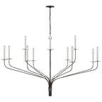 Caeluvyh Ancien Industriel Noir Métal Lustre - Neutralighting