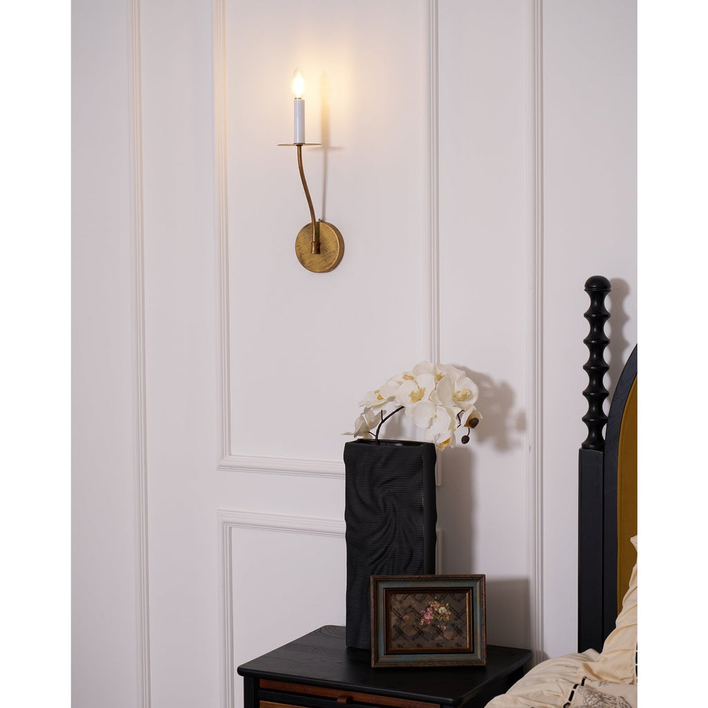 Eirikuvyh Moderne Minimaliste Ancien Industriel Métal Applique Murale - Neutralighting