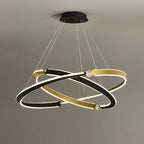 Lustra Chandelier Cristal Noir Or Salle à Manger LED - Neutralighting