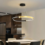 Lustra Chandelier Cristal Noir Or Salle à Manger LED - Neutralighting