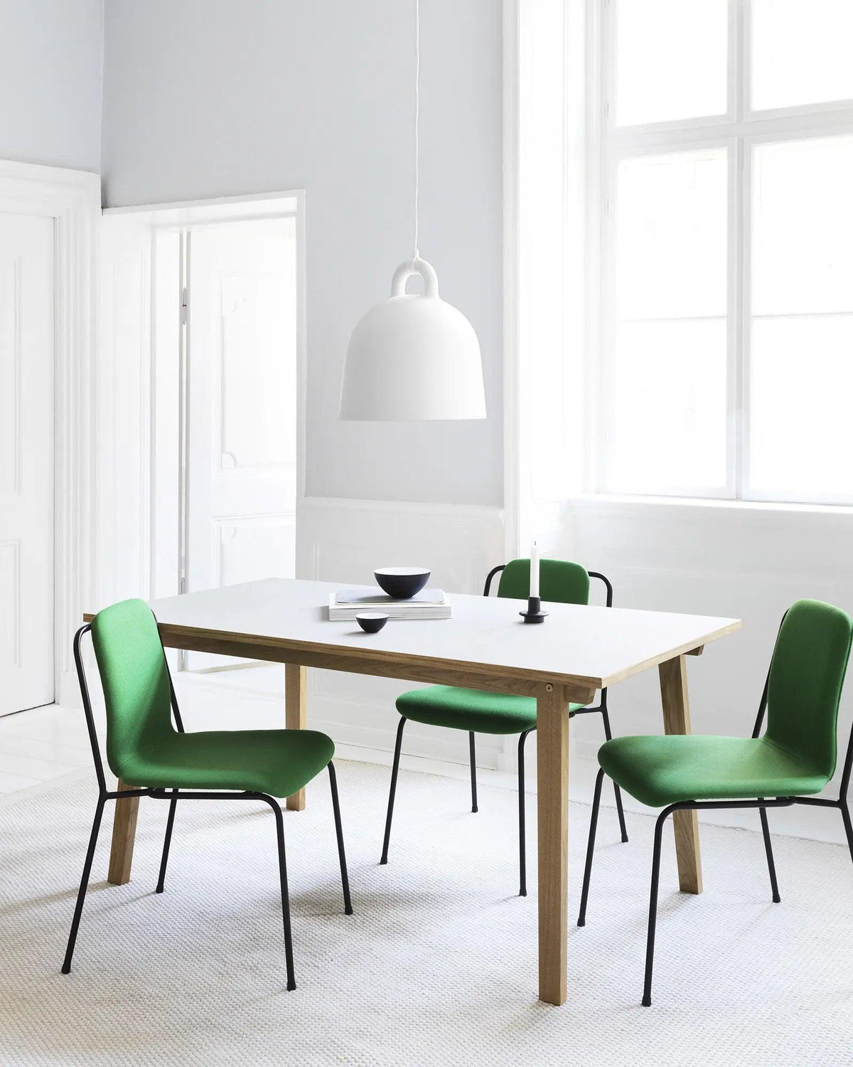 Suspension Cloche Forme Minimaliste Dôme Ombre Nordique Moderne - Neutralighting