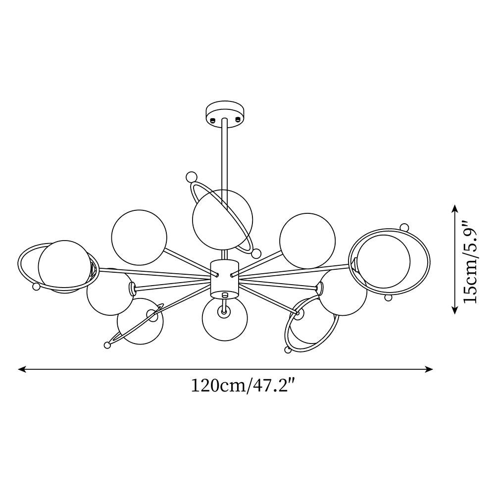 Astra Lustre Laiton Multi-Têtes - Neutralighting