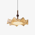 Zoshaos Suspension en Tissu Vintage et Bois Élégant - Neutralighting