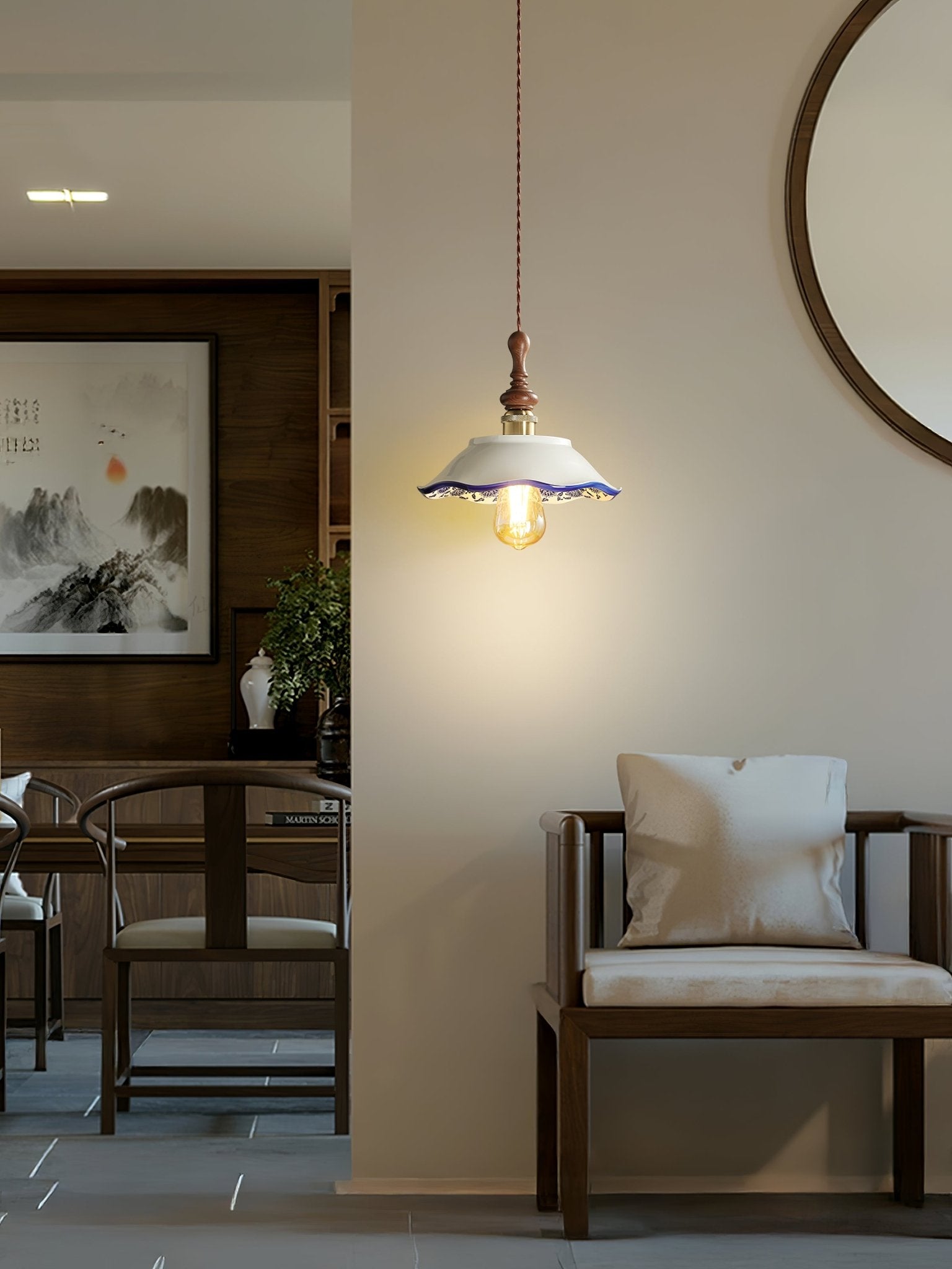 Ciraeor Suspension en Céramique Delft - Neutralighting