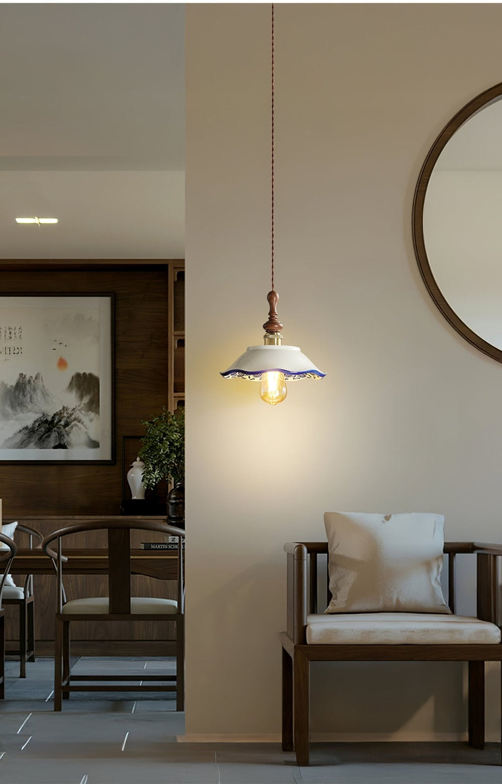 Ciraeor Suspension en Céramique Delft - Neutralighting