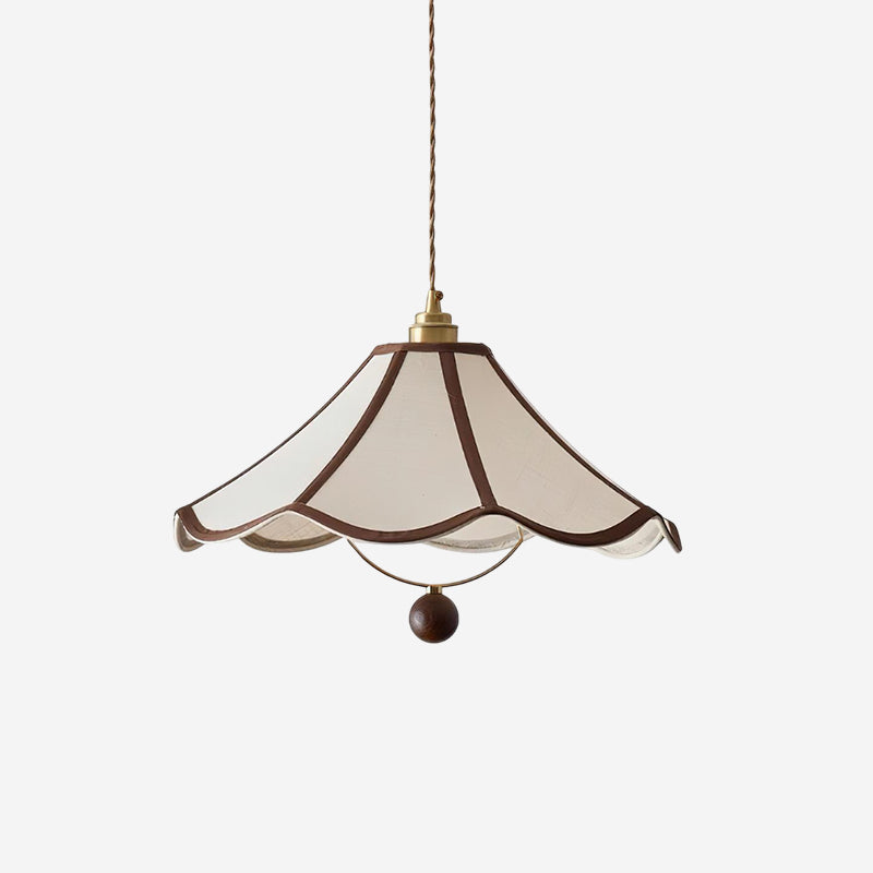 Bellaria Lampe Suspension Vintage à Bords Festonnés - Neutralighting