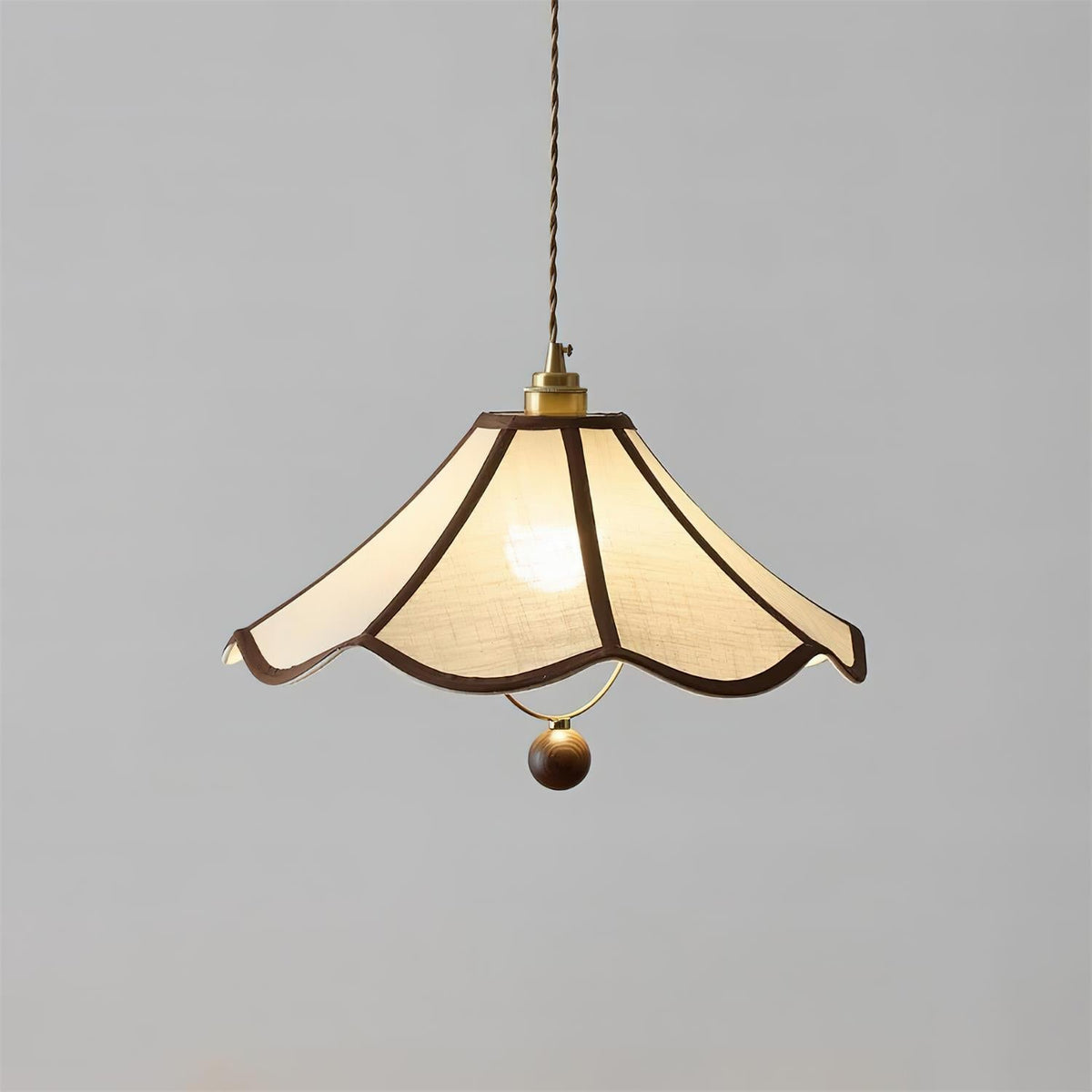 Bellaria Lampe Suspension Vintage à Bords Festonnés - Neutralighting