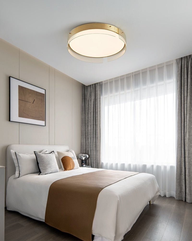 Ovenaris Plafonnier Minimaliste en Laiton - Neutralighting