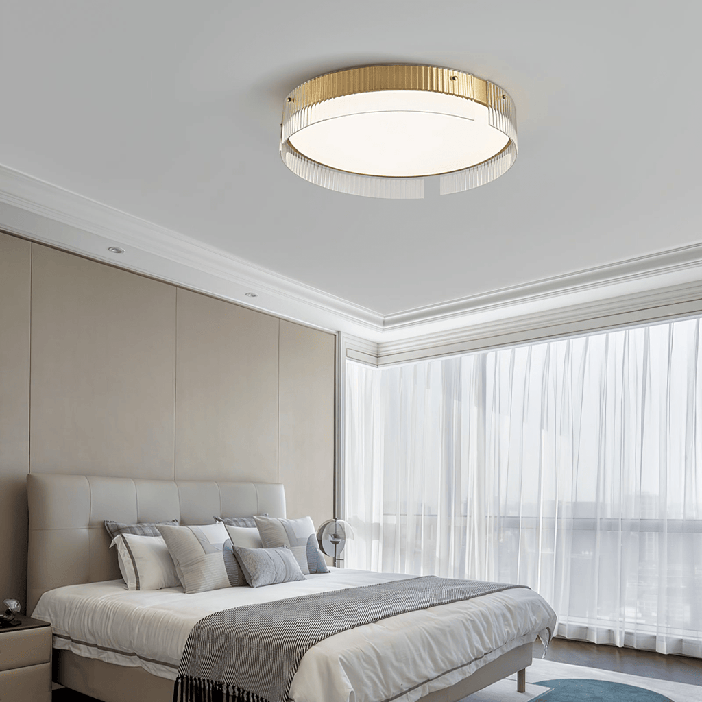 Ovenaris Plafonnier Minimaliste en Laiton - Neutralighting