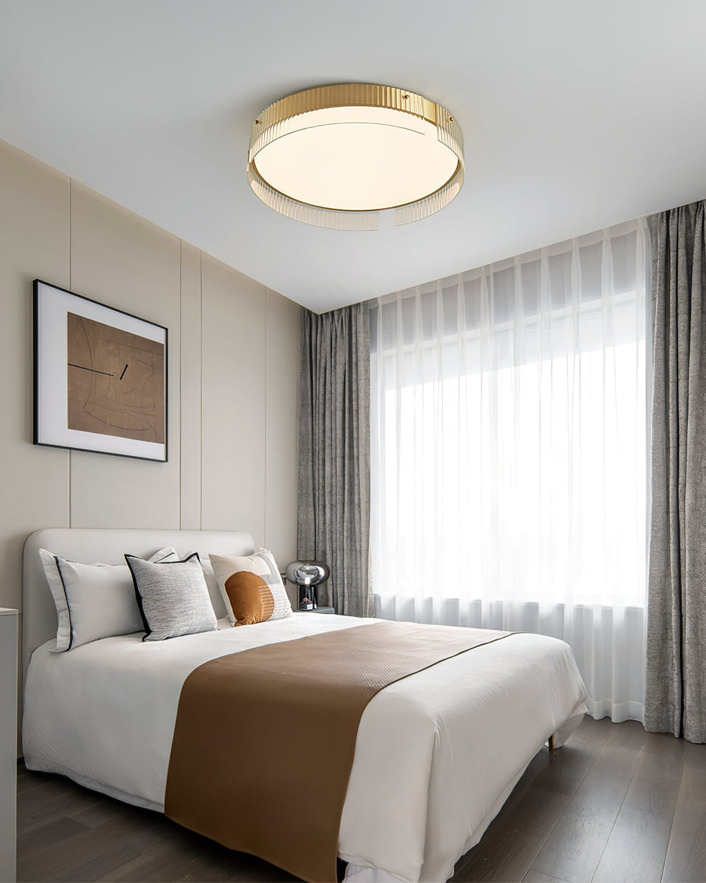 Ovenaris Plafonnier Minimaliste en Laiton - Neutralighting