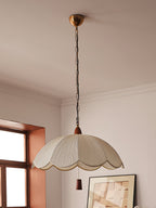 Vephael Suspension en Tissu Art Nouveau - Neutralighting