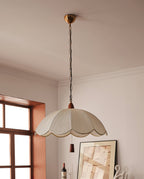 Vephael Suspension en Tissu Art Nouveau - Neutralighting