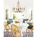 Ornuvyu Postmodern Luxe Clair Métal Cristal Lustre - Neutralighting