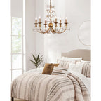 Ornuvyu Postmodern Luxe Clair Métal Cristal Lustre - Neutralighting