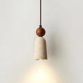 Bellaro Suspension Travertin et Bois - Neutralighting
