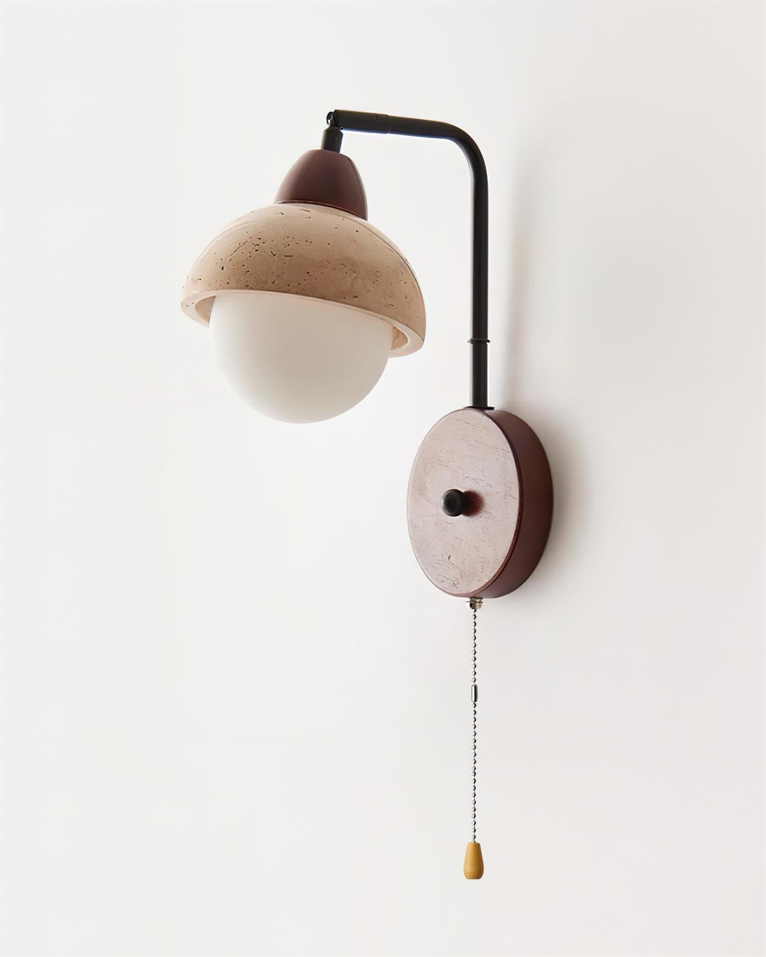 Ritta Applique Murale Dôme Travertin - Neutralighting