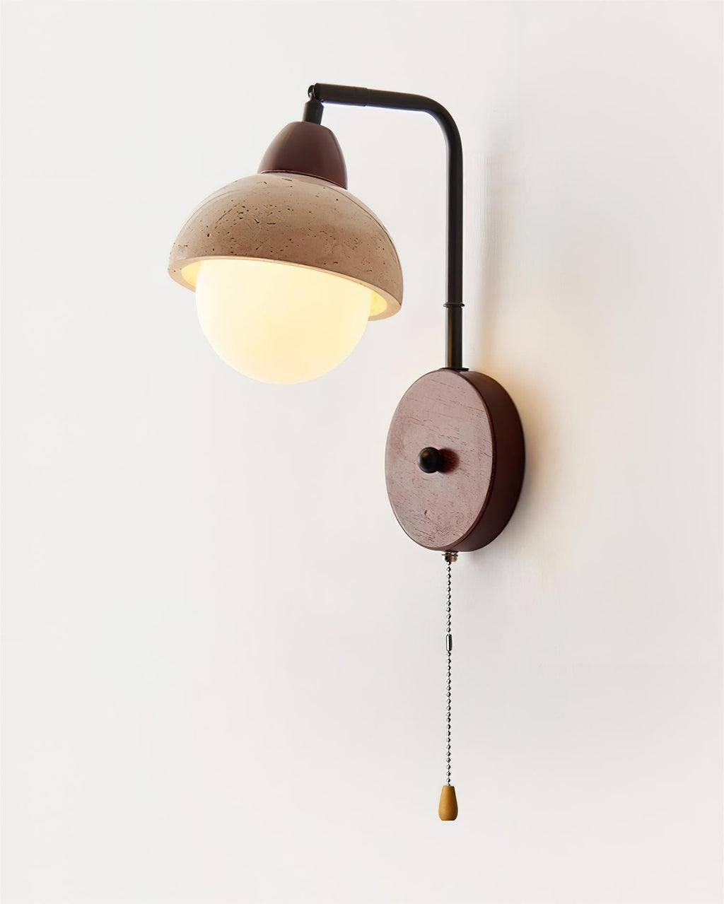 Ritta Applique Murale Dôme Travertin - Neutralighting