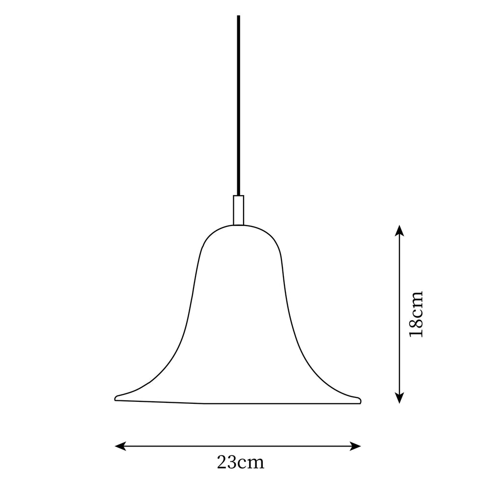 Nevin Lampe Suspendue Abat-jour Cloche Minimaliste - Neutralighting